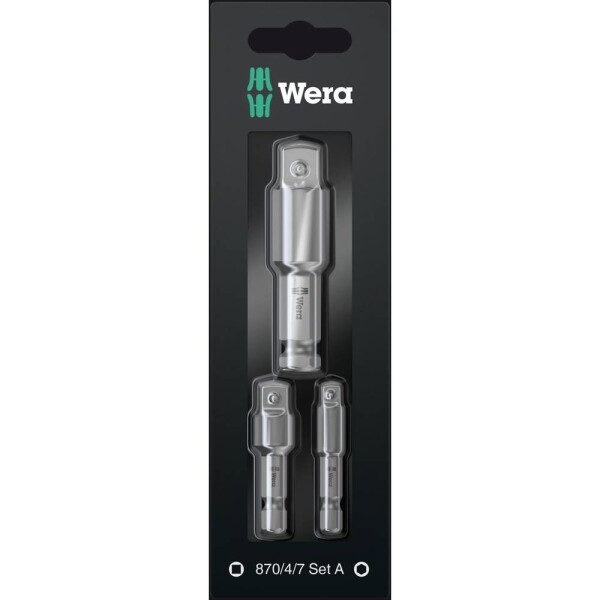 WERA 870/4/7 Set A SB Tool Shafts