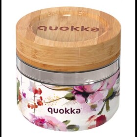 Quokka Deli Food Jar 500 ml Dark Flowers / Nádoba na jedlo / sklo (8412497401215)