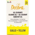 Gélová farba žltá 28 g - Decora - Decora