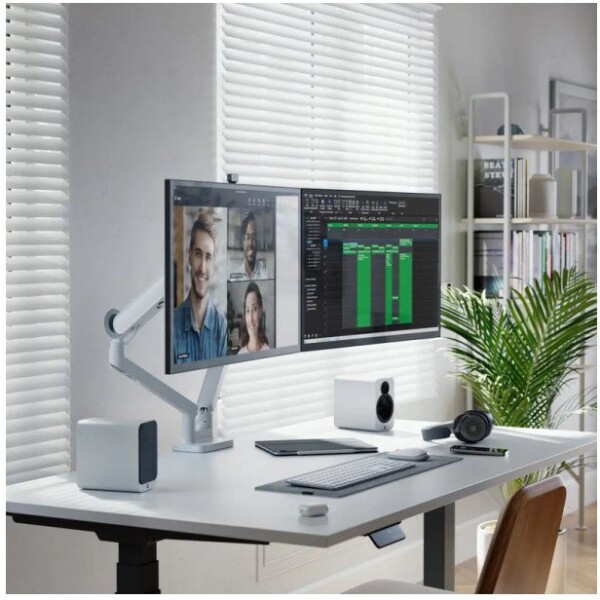 Alogic Alogic Glide Flexible Dual Arm Monitor Mount 17-35 White