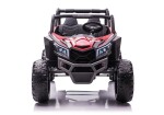 Mamido Detské elektrické auto Buggy UTV-MX 4x4 LCD MP4 Spider lakované červené