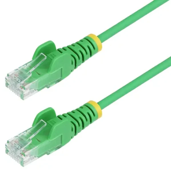 StarTech CAT6 Slim zelená / Sieťový kábel / 2,5 m / RJ-45 / PoE (N6PAT250CMGNS)