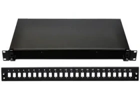 Optix 19" optická vaňa 24xSC čierna / Optická vaňa / Aretácia plastovým klipom (859558983447)