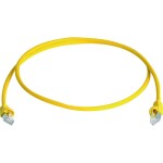 Telegärtner 100009132 RJ45 sieťové káble, prepojovacie káble CAT 6A S/FTP 25.00 m žltá samozhášavý, bez halogénov, UL certifikácia 1 ks; 100009132