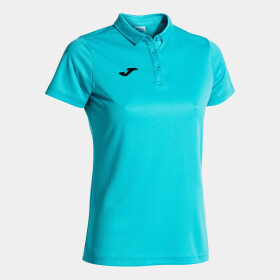 Joma Hobby Dámska polokošeľa S/S Fluor Turquoise M