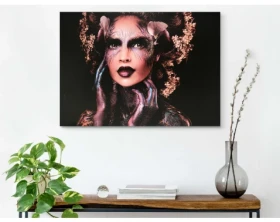 Obraz na plátne Kvetinová kráľovná, 70x50 cm%