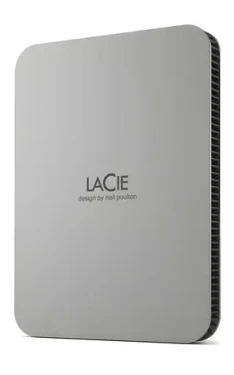 LaCie Mobile Drive 1TB strieborná / Externý HDD / USB 3.2 Gen 1 / USB-C (STLP1000400)