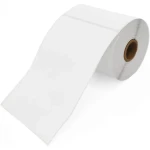 Extralink Termoetikety 100x150 mm / Etikety v kotúči / samolepiace / biele