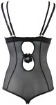 Dámske sexy body V-10110 Black s body - Axami 36/S černá s tělovou