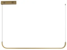Immax NEO PATTINI SMART zlatá / Závesné svietidlo / 120cm / 26W / 1820lm / Zigbee 3.0 TUYA (07227L)