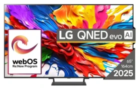 65" LG 65QNED93A6A čierna / Televízia / QNED MiniLED / 4K UHD / WebOS / Wi-Fi 6 / Dolby Vision / HDMI x4 (65QNED93A6A)
