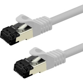 Value 21.99.1872 RJ45 sieťové káble, prepojovacie káble CAT 8.1 S/FTP 2.00 m biela dvojžilový tienený, bez halogénov, samozhášavý 1 ks; 21.99.1872