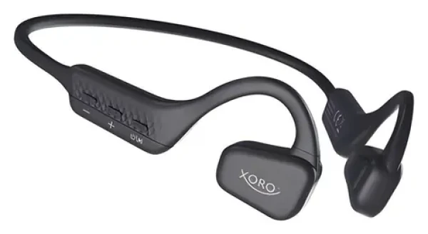 Xoro KHB 35 čierna / Bezdrôtové slúchadlá s mikrofónom / Open-Air / Bluetooth 5.2 / IP67 (ACC400535)