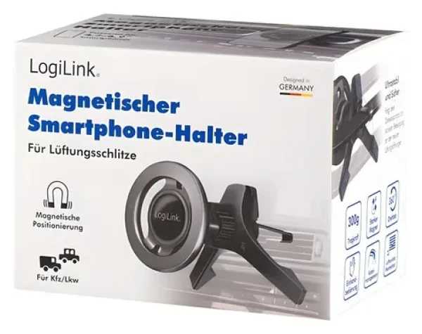 Magnetický držiak do auta na mobilný telefón / Držiak do auta / Pasívny / Magnetický / 4,7-6,9" (AA0167)