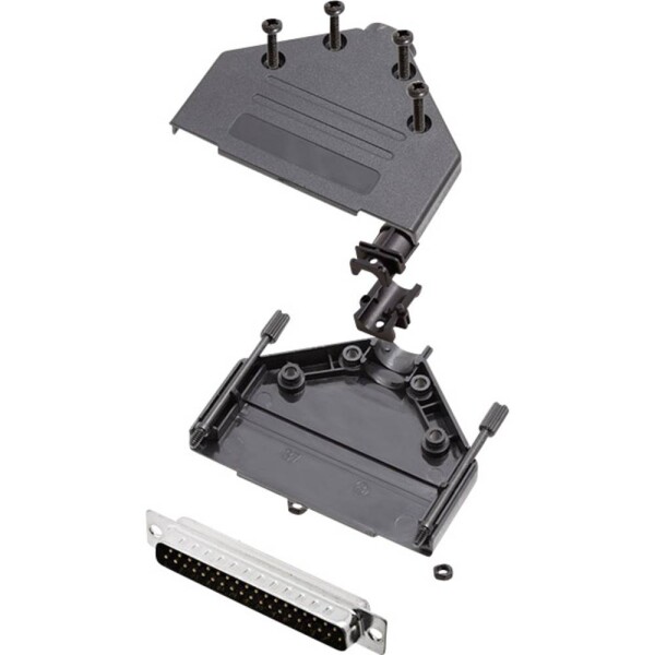 Encitech DTPK-P-37-DMP-K 6355-0033-04 sada D-SUB kolíkové lišty 180 ° Pólov: 37 spájkovaný 1 sada; 6355-0033-04