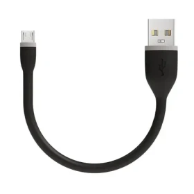 Satechi Flexible kábel USB - microUSB 0.15m čierna (ST-FCM6B)