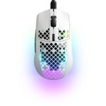 SteelSeries Aerox 3 Snow biela / Herná myš / optická / 8500DPI / USB-A / 1.8m / 6 tlačidiel (62603)