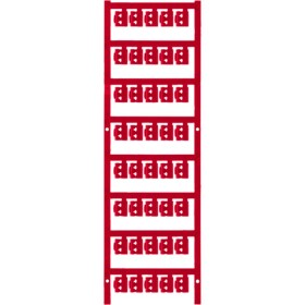Weidmüller 1813150000 SFC 0/12 NEUTRAL RT ochranný štítok Druh montáže: prichytenie sponami Potlačiteľná plocha: 4.10 x 12 mm červená Počet markerov: 200 200 ks; 1813150000