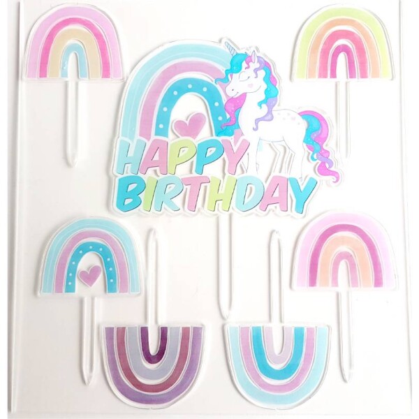 Zápich do torty Unicorn 7 ks - Cakesicq - Cakesicq