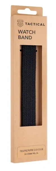 Tactical 764 Pletený Prezliekací Remienok pre Watch 38 amp; 40mm vel. XL čierna (8596311138553)