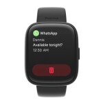 Hama Hama Smartwatch 4000 štvorcový, Čierny