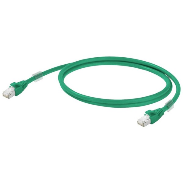 Weidmüller 1251590400 RJ45 sieťové káble, prepojovacie káble CAT 6A S/FTP 40.00 m zelená samozhášavý 1 ks; 1251590400