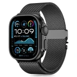 Tech-Protect Milano Strap 44/45/46/49 mm čierna / Remienok / Milánsky ťah / Apple Watch 6-10, SE, Ultra 1/2