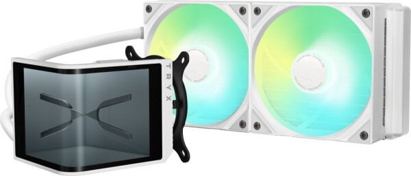 JetWorld TRYX PANORAMA SE ARGB 240 Komplett-Wasserkhlung, 3D-AMOLED-Display - 240mm, wei