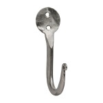 Ib Laursen Kovový vešiak Silver Single 9,5 cm