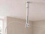 CERANO - Sprchová zástena Walk-in Orbis Top Round Ľ/P - 8 mm - okrúhla vzpera - chróm, transparentné sklo - 160x200 CER-682345