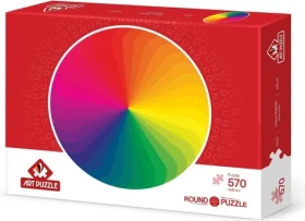 ART PUZZLE Okrúhle puzzle Paleta farieb
