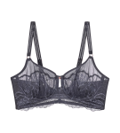 Dámska podprsenka Wild Peony Florale W01 - GRAY - sivá 00DK - TRIUMPH GRAY 75G