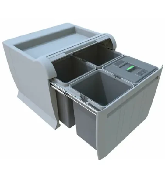 Elletipi CITY 12+12+12+12 L Vstavaný odpadkový kôš / 44 x 52 x 47 cm (6136174491406)