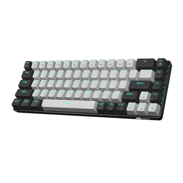 MageGee MK-BOX čierno-šedá / Mechanická herná klávesnica / US layout / kábel USB-C / RGB podsvietenie (MK-BOX Bg Blue)