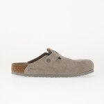 Tenisky Birkenstock Boston Soft Footbed Suede Leather Unisex Stone Coin EUR 46