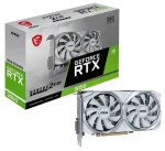 MSI GeForce RTX 3050 Ventus 2X XS WHITE 8G OC / 1552 - 1807 MHz / 8GB GDDR6 / 128-bit / 1x HDMI + 1x DP / 115W (6) (RTX 3050 VENTUS 2X XS WHITE 8G OC)