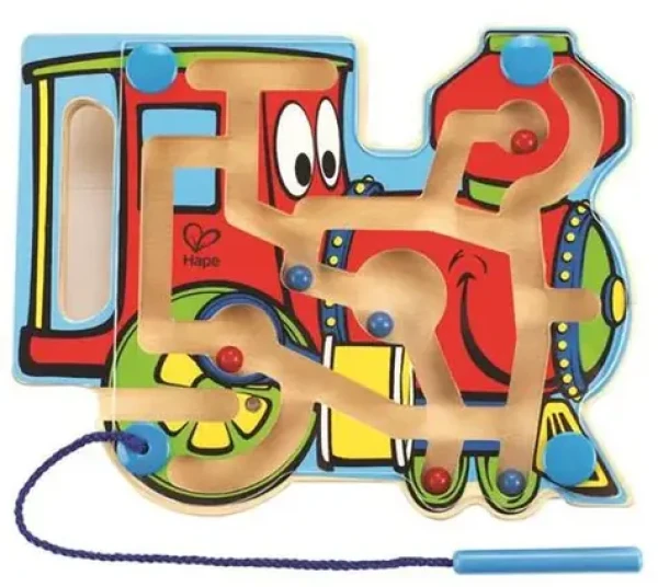 Hape Mašinka - bludisko s magnetickou paličkou a korálkami