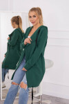 Zateplená bunda s kapucňou 69413 tmavozelená - Kesi UNI