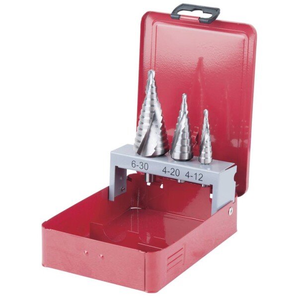 KS Tools 3302413 HSS-Co 5 sada stupňovitých vrtákov, 1 ks; 3302413