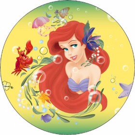 Jedlý papier «Ariel» s kvetinou vo vlasoch, 19,5 cm - Pictu Hap