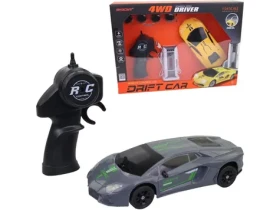 MaDe Elektroauto na ovládanie 19 cm, vymeniteľné kolesá, funkcia driftovania, nabíjacia stanica