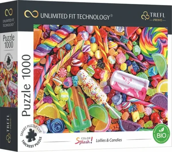 Trefl - Puzzle - UFT Color Splash: Lízanky a cukrovinky