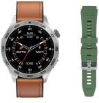 GepardWatches Smartwatch GlacierX Noir + Pasek GX-N244 standard