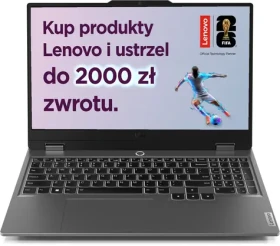 Lenovo LOQ 15AHP9 sivá / Notebook / 15.6" FHD / AMD RYZEN 7 7445HS 3.55GHz / 16GB / 512GB SSD / RTX 4050 6GB / Bez OS (83DX00EVPB)