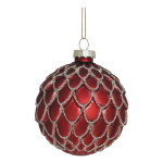 Chic Antique Sklenená ozdoba Red Bauble