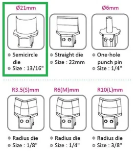 KW triO Výsekový rádius pre KW triO 9521 21 mm (COK-09521-R21)