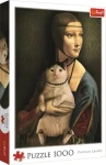 Trefl - Puzzle - Dáma s mačkou