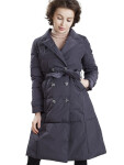 Dámská kabát model 20614435 šedý - PERSO XXL
