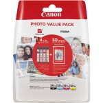 Canon originálny toner CLI-581 XL, CMYK + 4x6 Photo Paper (50 sheets) (2052C004)