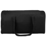 Semiline Fitness_Travel Bag A3032-2 Black 58 cm x 27 cm x 33 cm